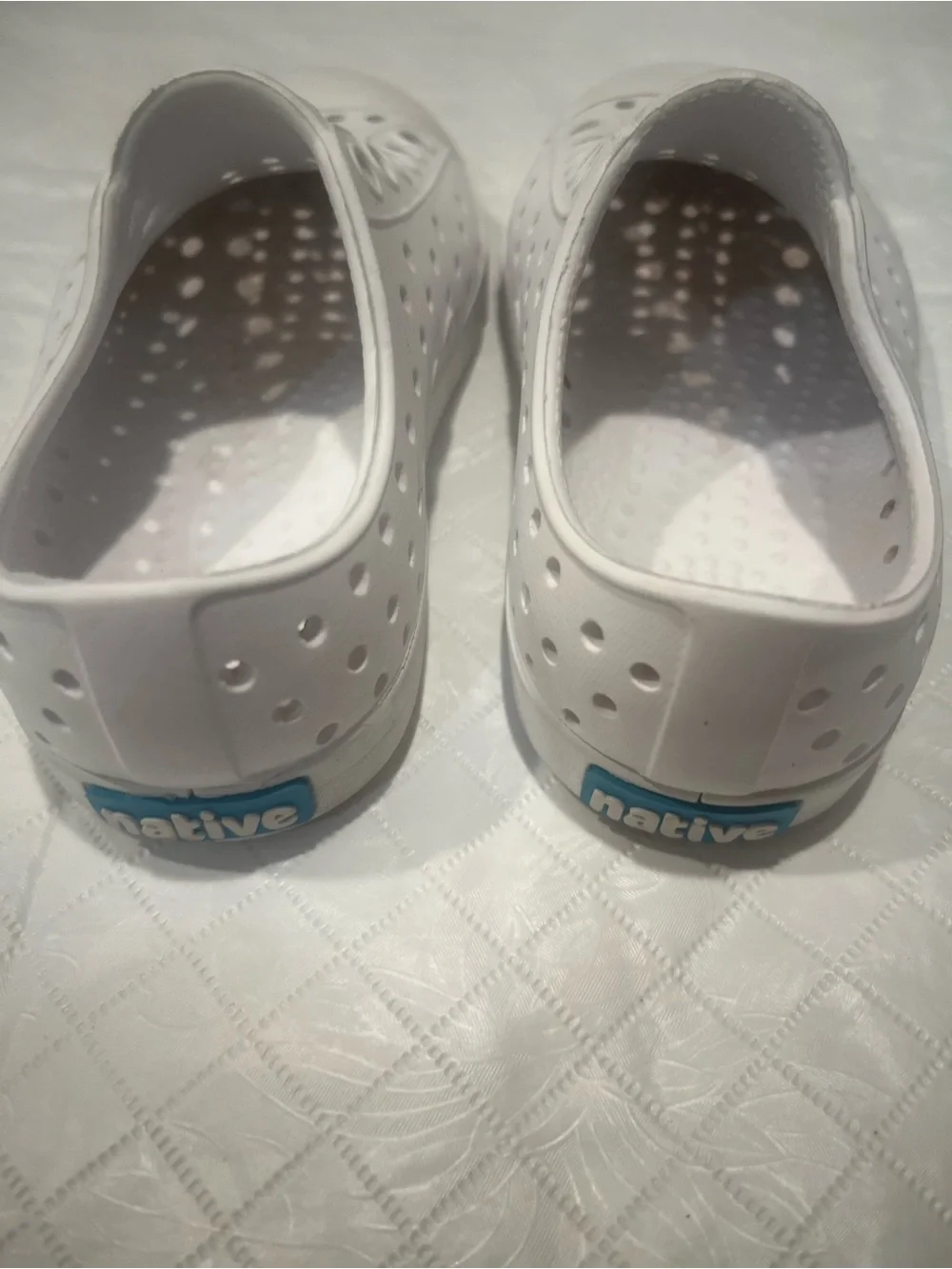 Native Kids Slip-On Water Shoes in White - Picture 2 of 3